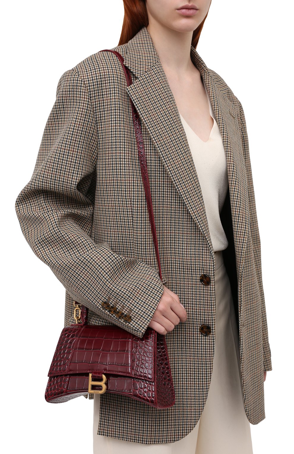 Сумка hourglass small BALENCIAGA, арт. 593546/1LRGM, фото 5