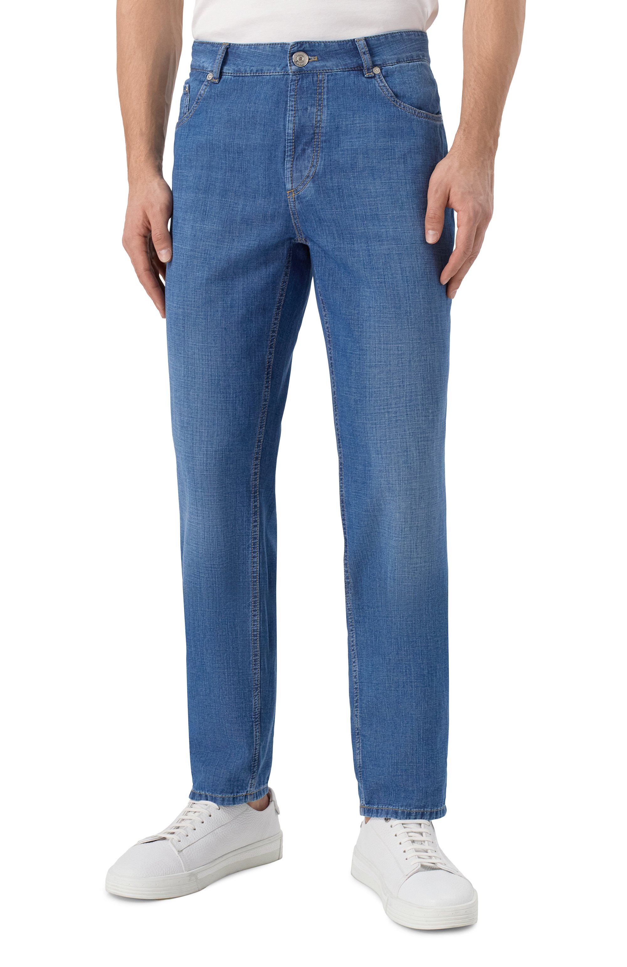 Джинсы traditional fit BRUNELLO CUCINELLI, арт. ME645B3210, фото 3