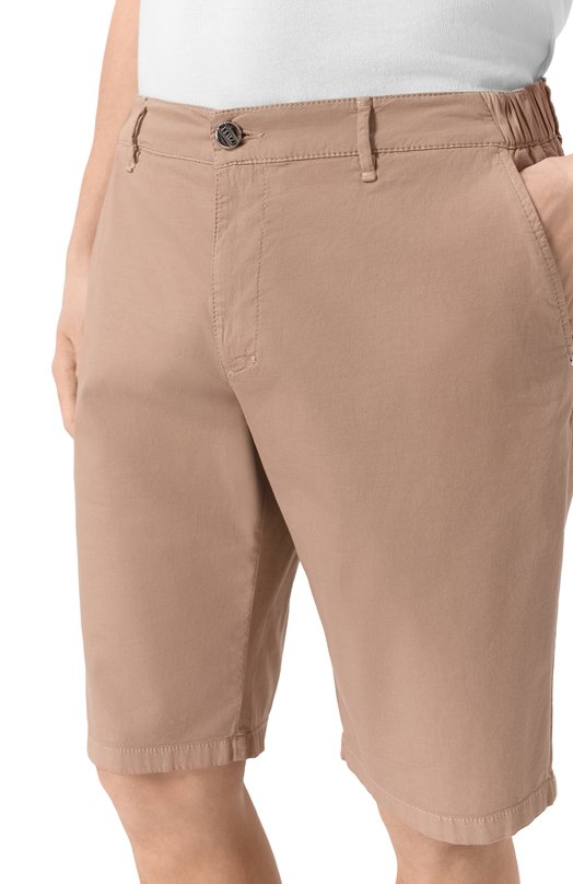 Шорты из хлопка и шелка Zilli CS802BM0165VZL000 Бежевый  CS802BM0165VZL000 Фото 5