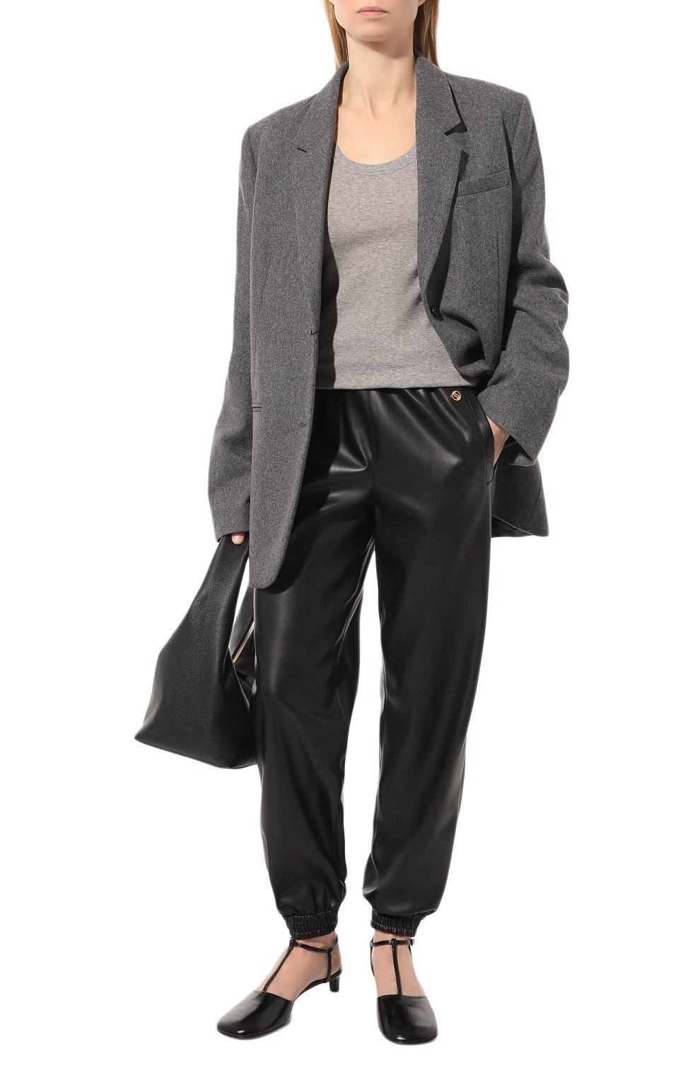 Джоггеры из экокожи STELLA MCCARTNEY, арт. 640179/3BU393, фото 2