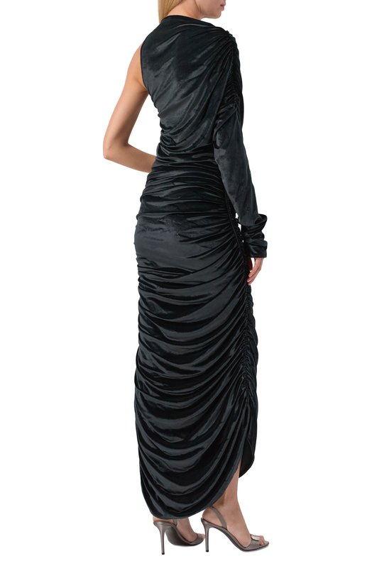 Бархатное платье Mugler 25F3R017866025 Чёрный  25F3R017866025 Фото 4
