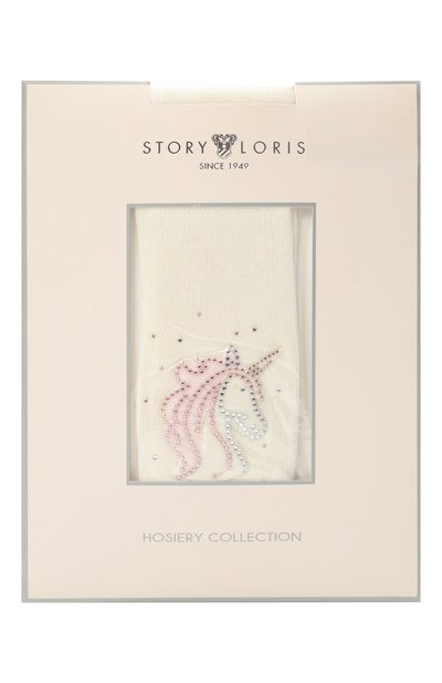 Колготки STORY LORIS белого цвета по цене 6995 руб., арт. 30099/2-6, фото 1 Колготки STORY LORIS, арт. 30099/2-6, фото 1