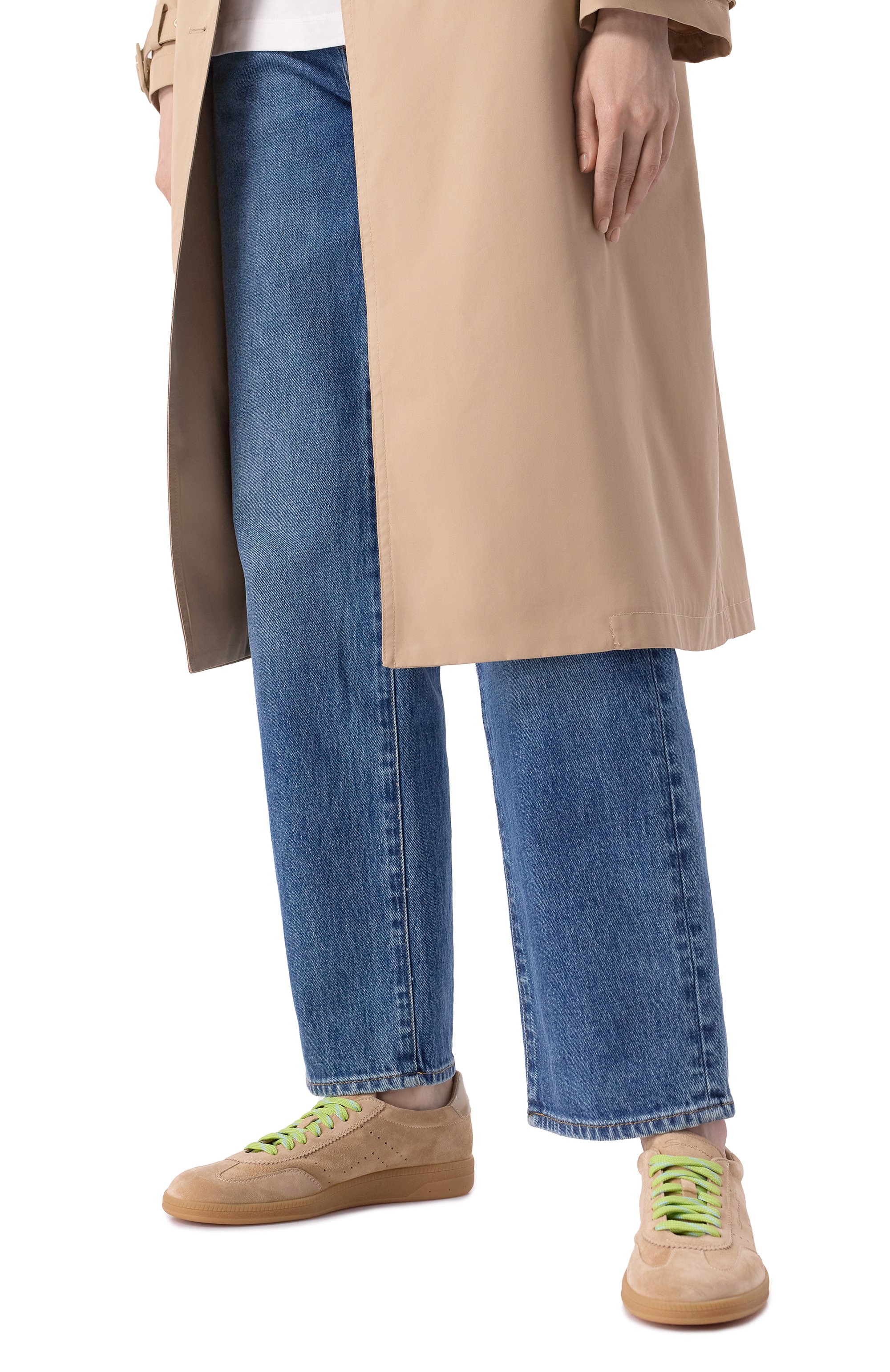 Замшевые кеды dbs oly SANTONI, арт. WBPG61340FARTKCL, фото 3