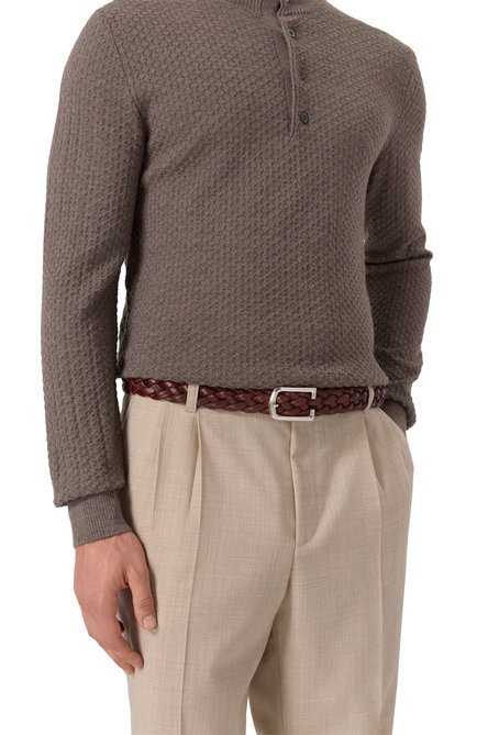 Мужской кожаный ремень CORNELIANI, арт. 26V306-2620806