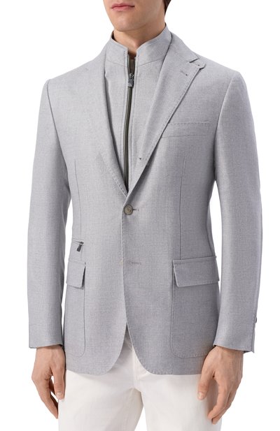 Пиджак из шелка и шерсти CORNELIANI, арт. 27X595/2718266, фото 3