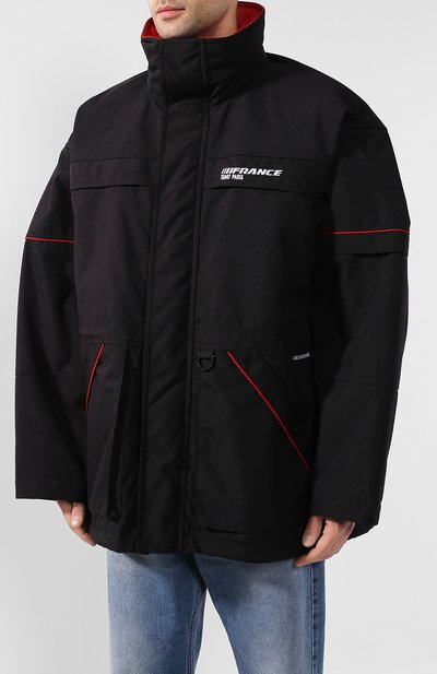 Куртка BALENCIAGA черного цвета по цене 227500 руб., арт. 595236/TXD02, фото 3 Куртка BALENCIAGA, арт. 595236/TXD02, фото 3