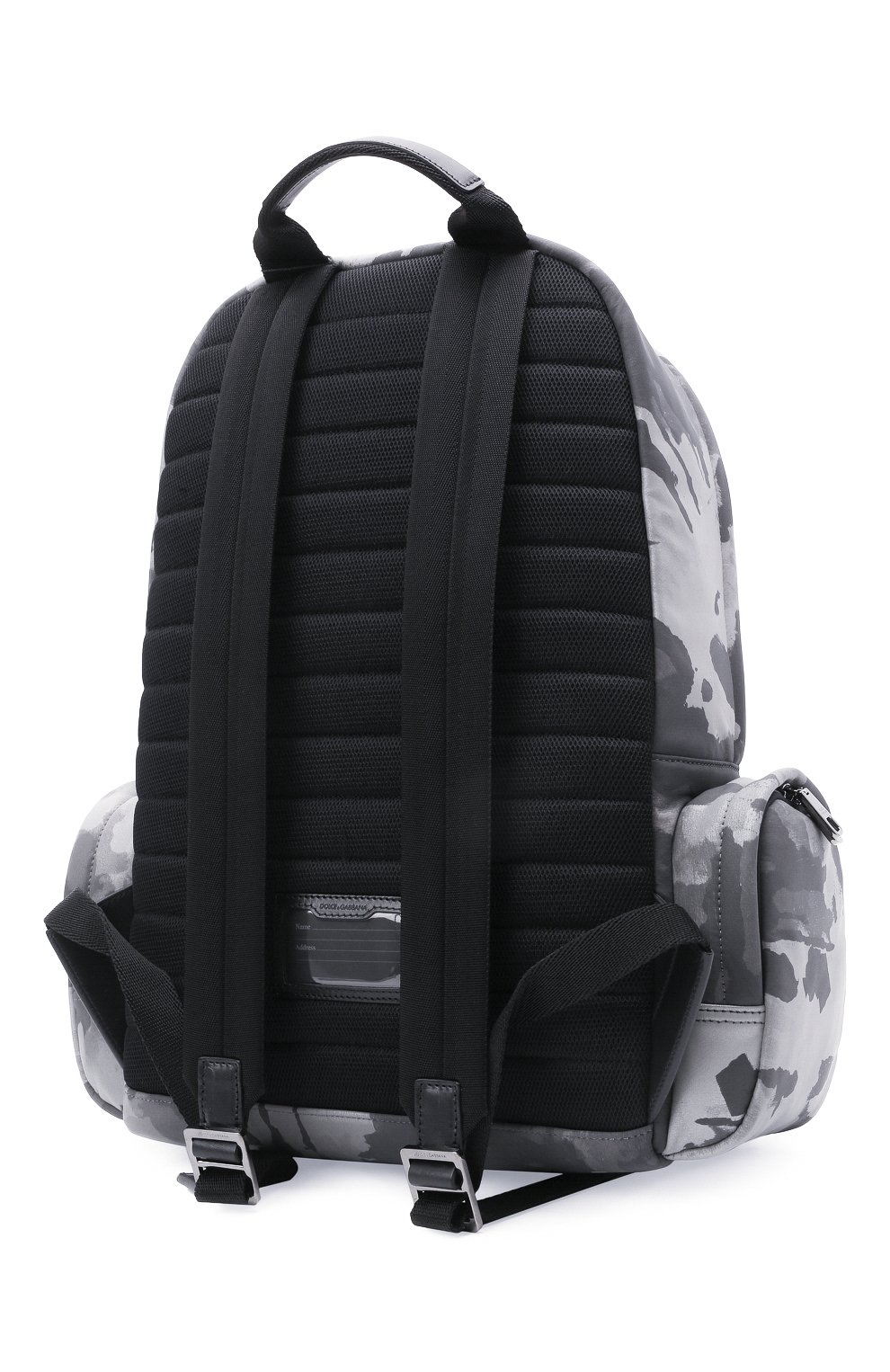 Текстильный рюкзак DOLCE & GABBANA серого цвета по цене 162000 руб., арт. BM1961/A0282, фото 3 Текстильный рюкзак DOLCE & GABBANA, арт. BM1961/A0282, фото 3
