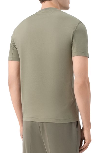 Хлопковая футболка BRUNELLO CUCINELLI, арт. M0B131376, фото 4