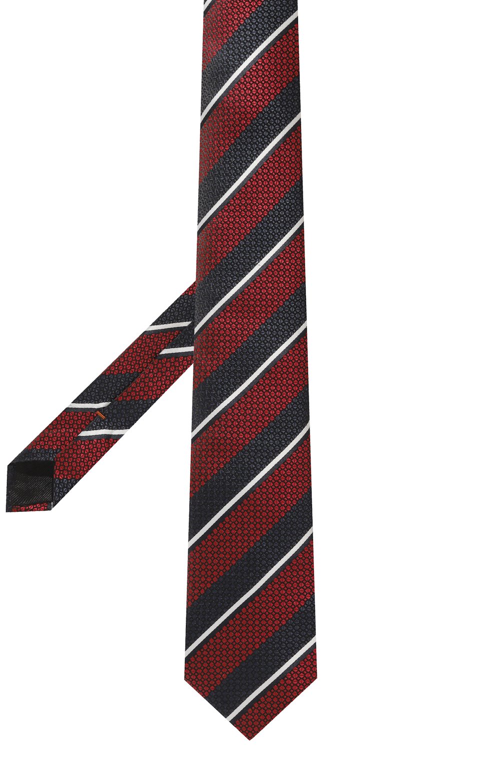Шелковый галстук ZEGNA красного цвета по цене 27000 руб., арт. Z5W09TA5/1P8614, фото 3 Шелковый галстук ZEGNA, арт. Z5W09TA5/1P8614, фото 3