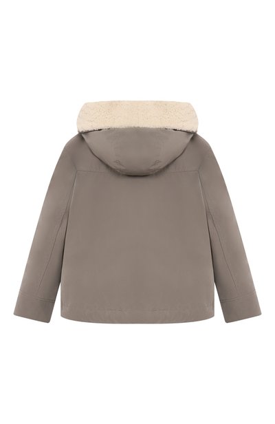 Куртка BRUNELLO CUCINELLI серого цвета по цене 236000 руб., арт. BM479J331B, фото 2 Куртка BRUNELLO CUCINELLI, арт. BM479J331B, фото 2