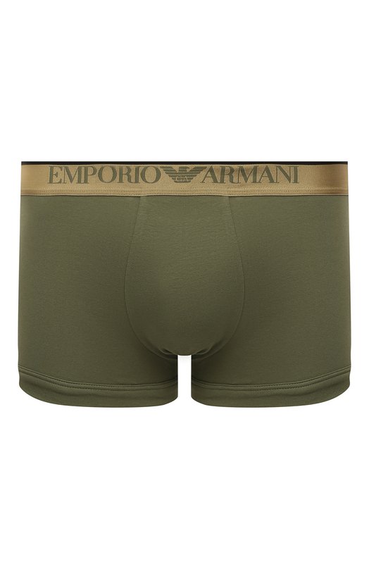 Хлопковые боксеры Emporio Armani 111389/4F512 Хаки 111389/4F512