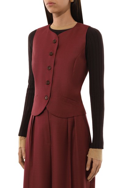 Шерстяной жилет LESYANEBO, арт. LN03H- 411_ZIG, фото 3