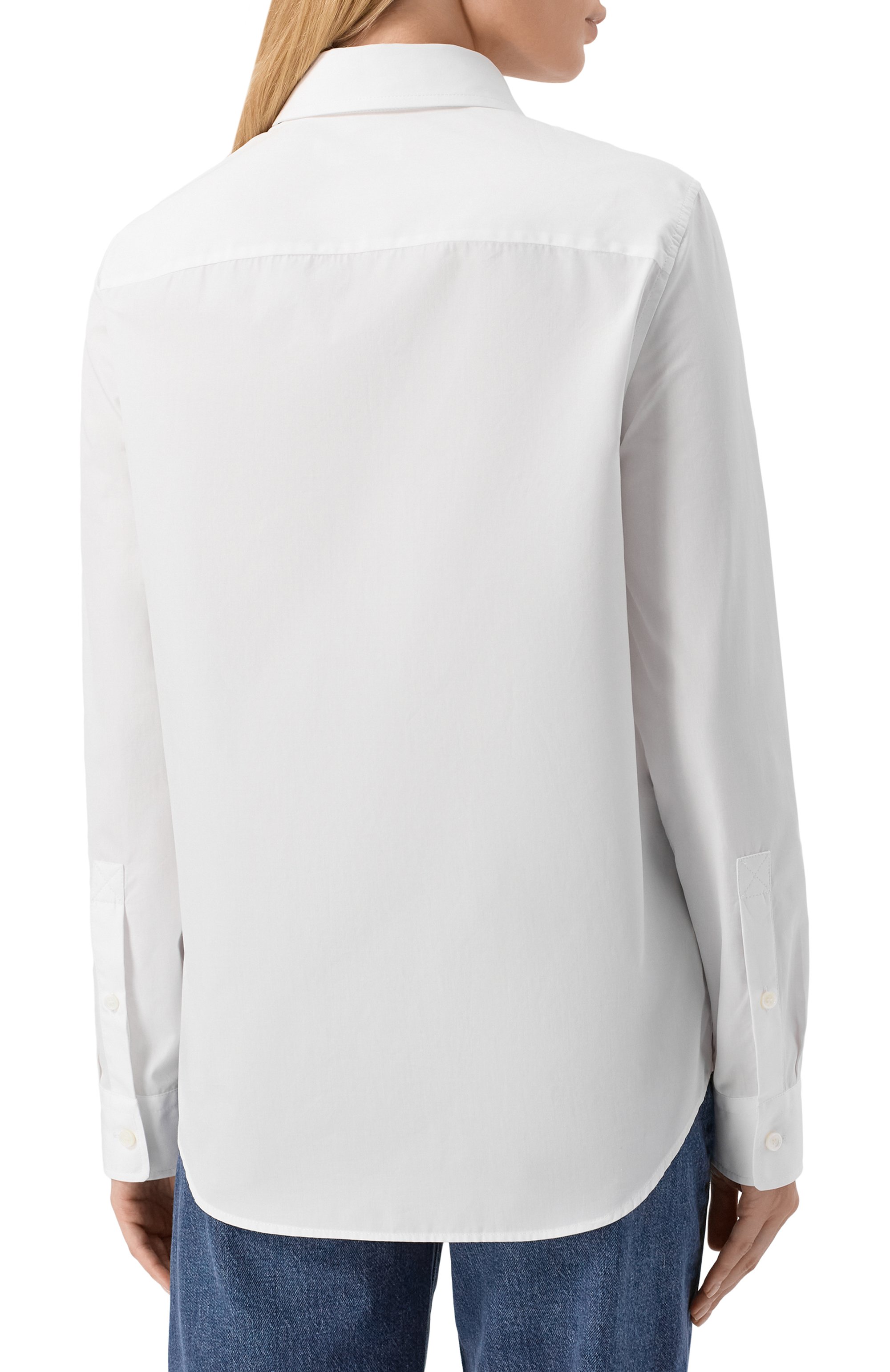 Хлопковая рубашка BURBERRY, арт. 8110903, фото 4