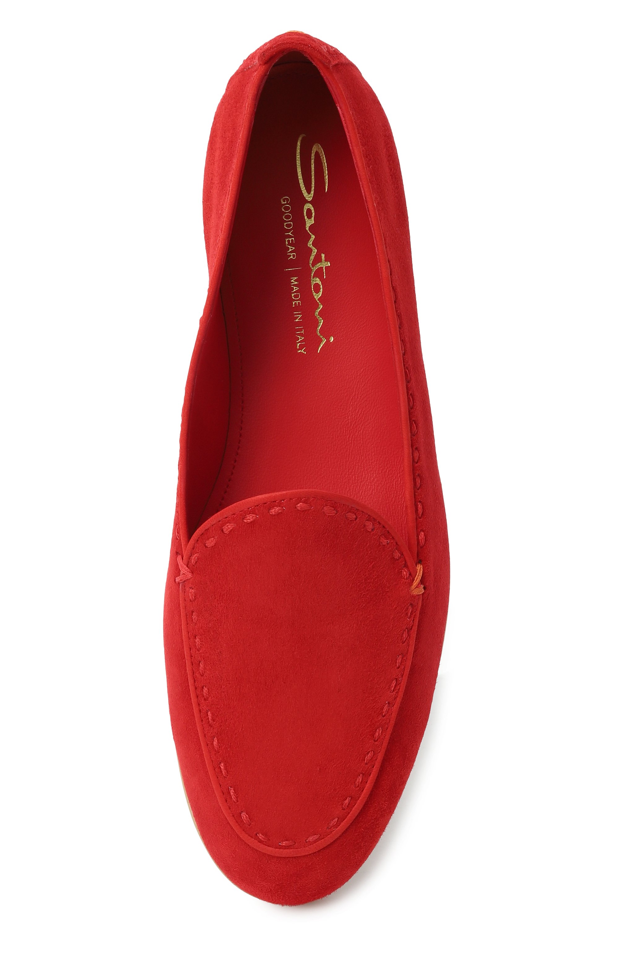 Замшевые лоферы SANTONI, арт. WUVG71604G0MTPFY, фото 6