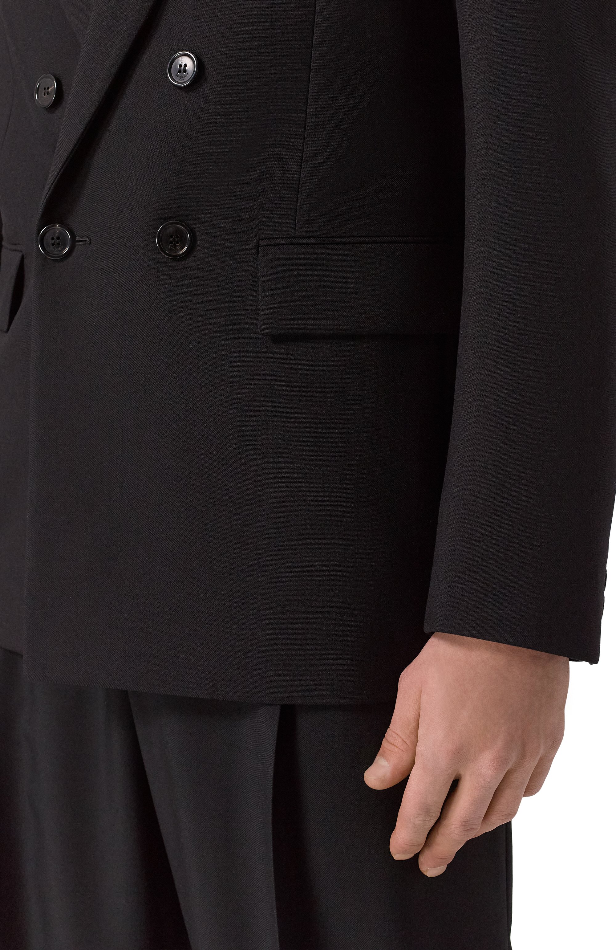 Шерстяной пиджак SAINT LAURENT, арт. 801873/Y404W, фото 5