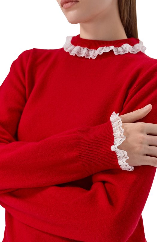 Шерстяной пуловер OLOLOL OLKN033/600/BASE Красный  OLKN033/600/BASE Фото 5