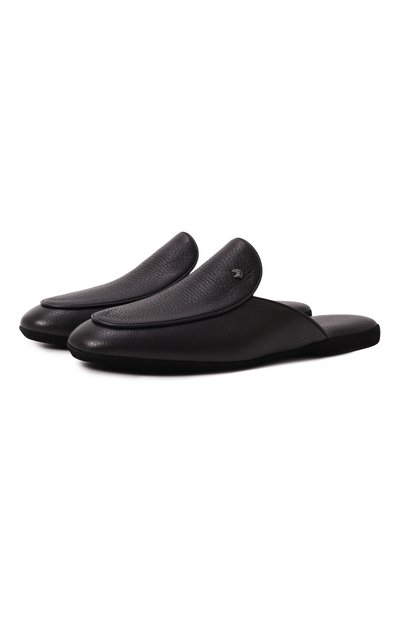 Мужские кожаные домашние туфли STEFANO RICCI, арт. UL01_P739/SK