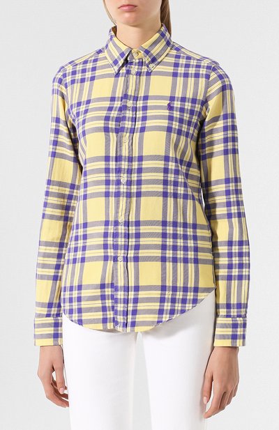 Хлопковая рубашка POLO RALPH LAUREN, арт. 211753078, фото 3