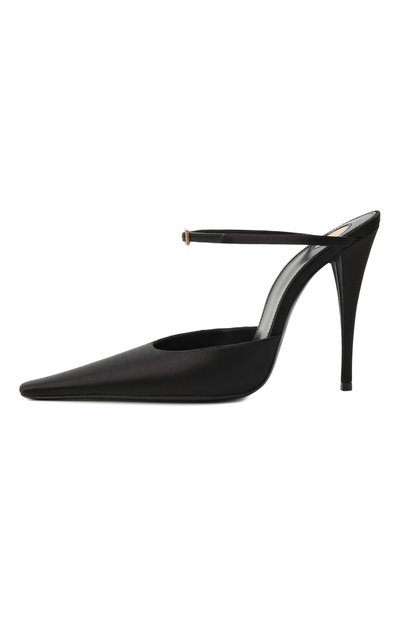 Текстильные мюли doville calypso 110 SAINT LAURENT, арт. 817974/9QNA0, фото 4