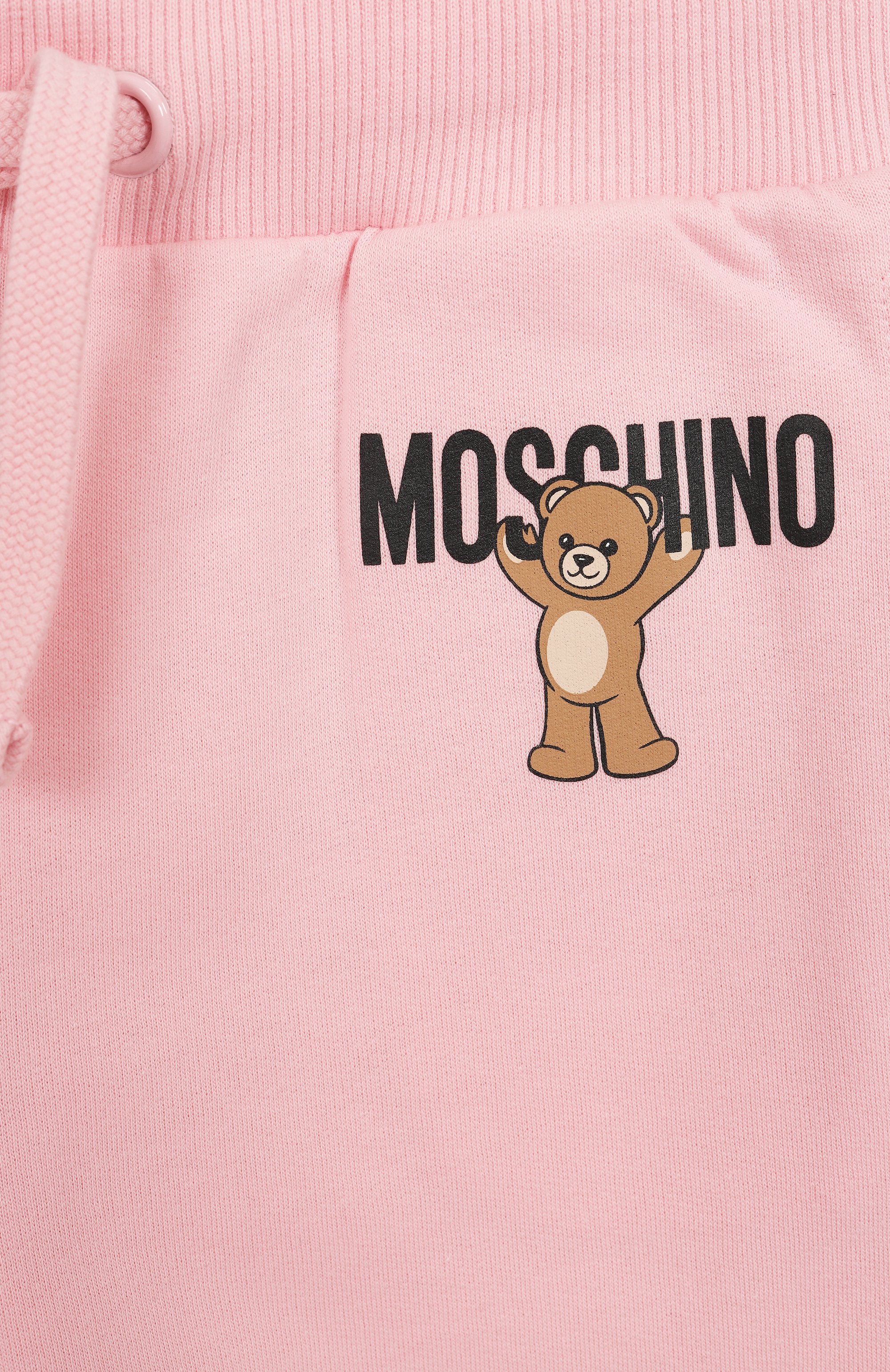 Комплект из худи и брюк MOSCHINO светло-розового цвета по цене 24900 руб., арт. HUK04A/LCA40/4-8, фото 6 Комплект из худи и брюк MOSCHINO, арт. HUK04A/LCA40/4-8, фото 6