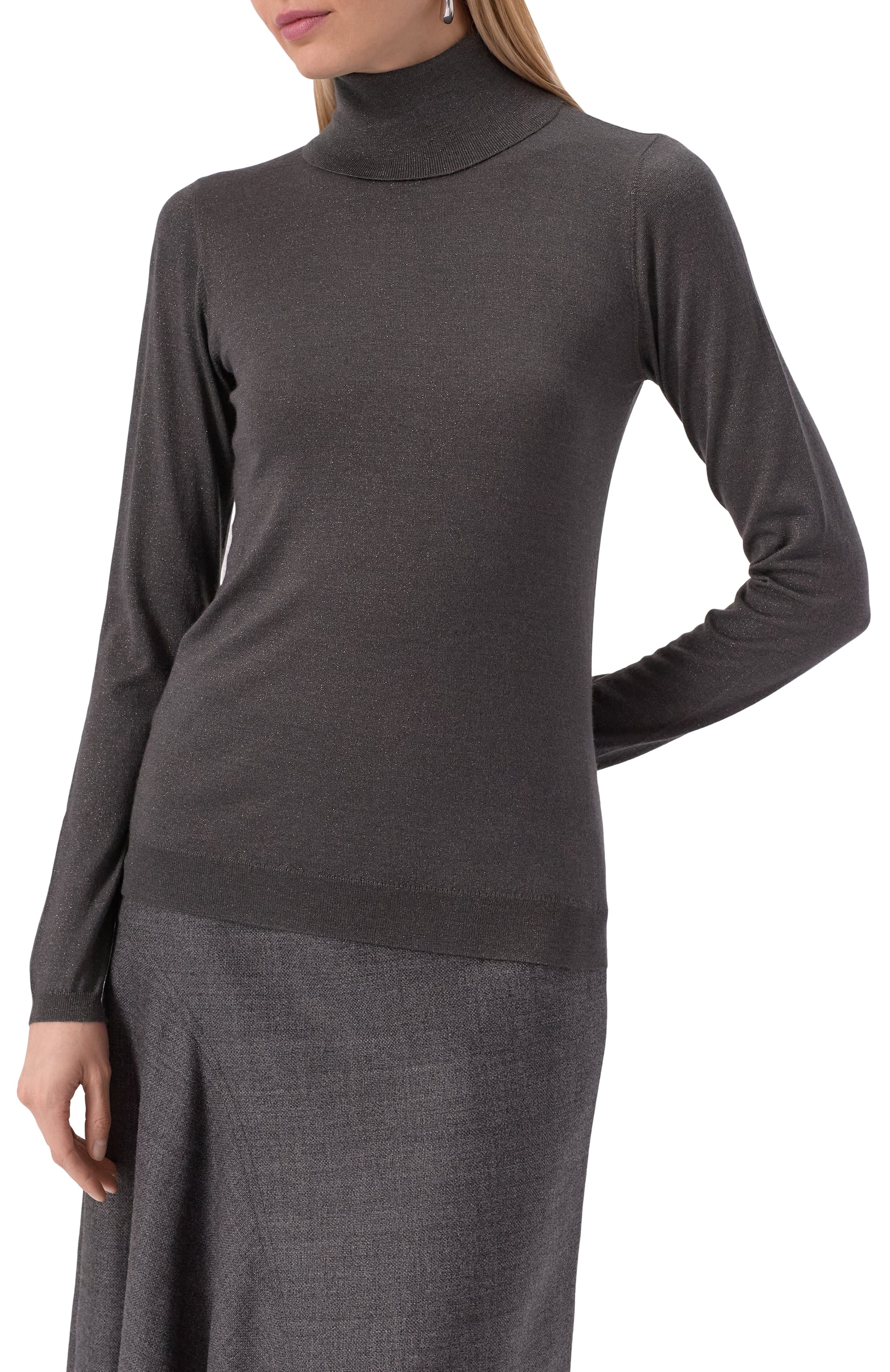 Водолазка из кашемира и шелка BRUNELLO CUCINELLI, арт. M41800063, фото 3