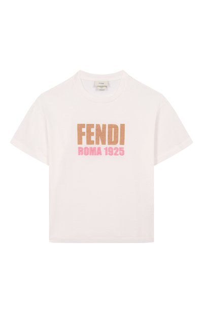 Хлопковая футболка FENDI, арт. JUI204/7AJ/8A-12+, фото 1