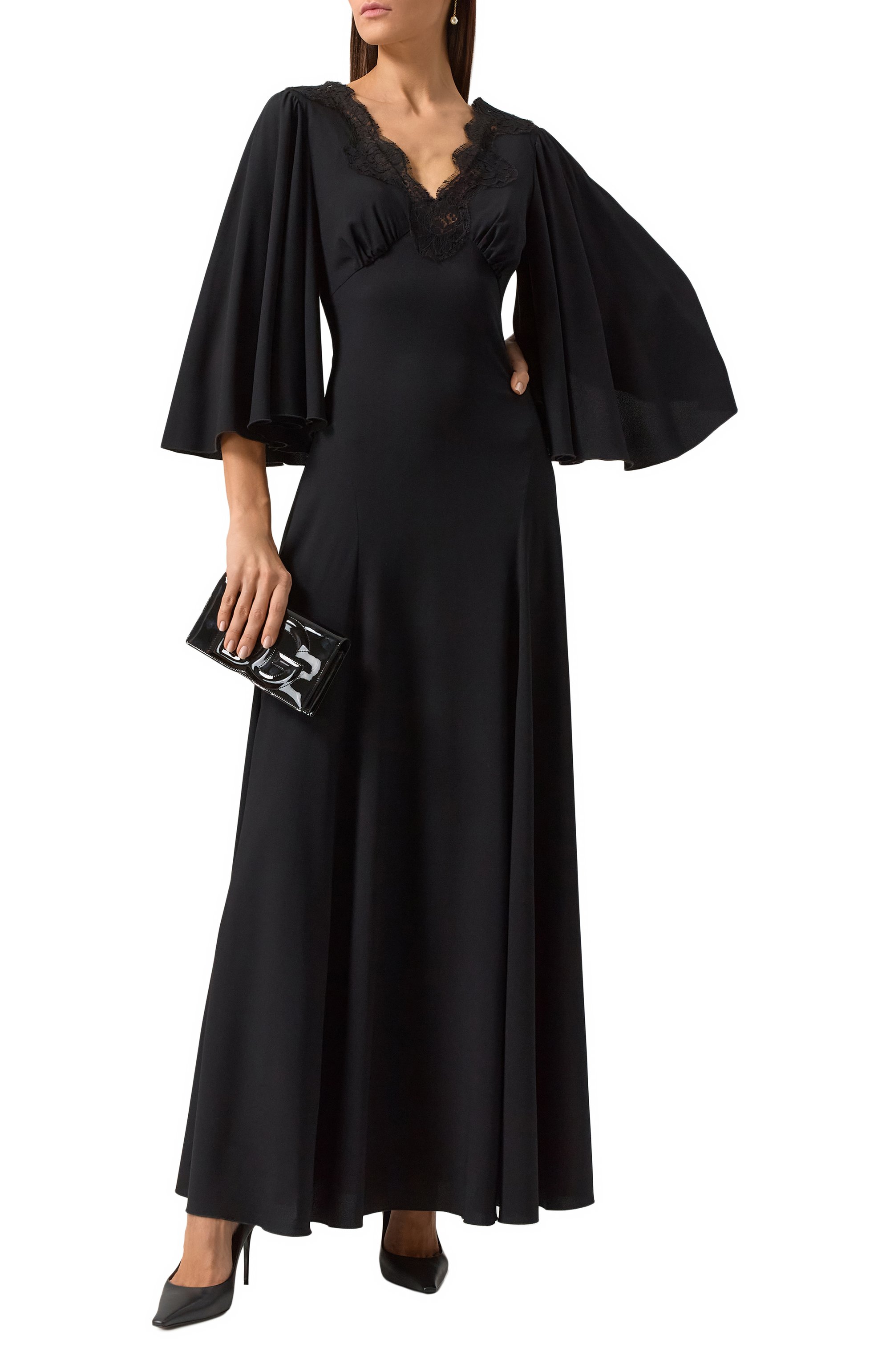 Платье из вискозы и шелка DOLCE & GABBANA, арт. F6JLPT/FURGC, фото 2