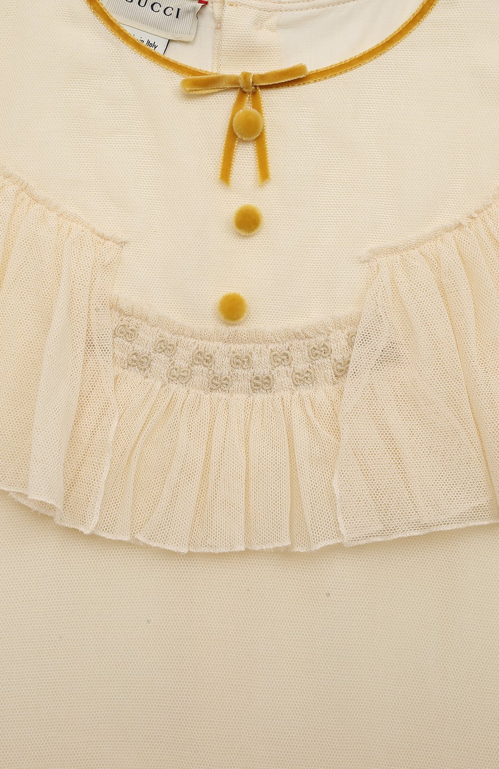 Хлопковое платье GUCCI, арт. 595348 ZADKY, фото 3