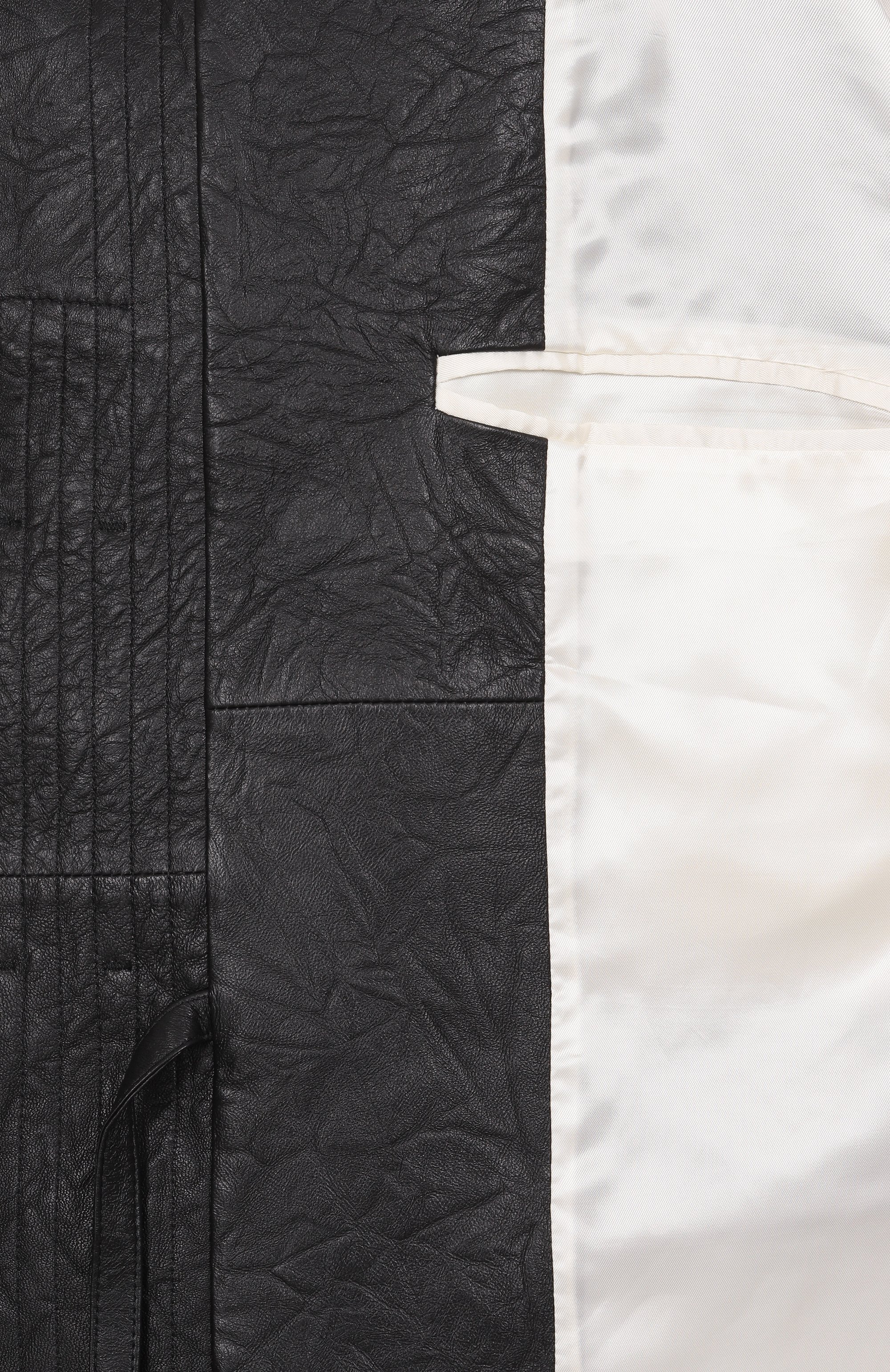 Кожаный пиджак MORDECAI черного цвета по цене 263500 руб., арт. 25E96MXR15T1, фото 7 Кожаный пиджак MORDECAI, арт. 25E96MXR15T1, фото 7