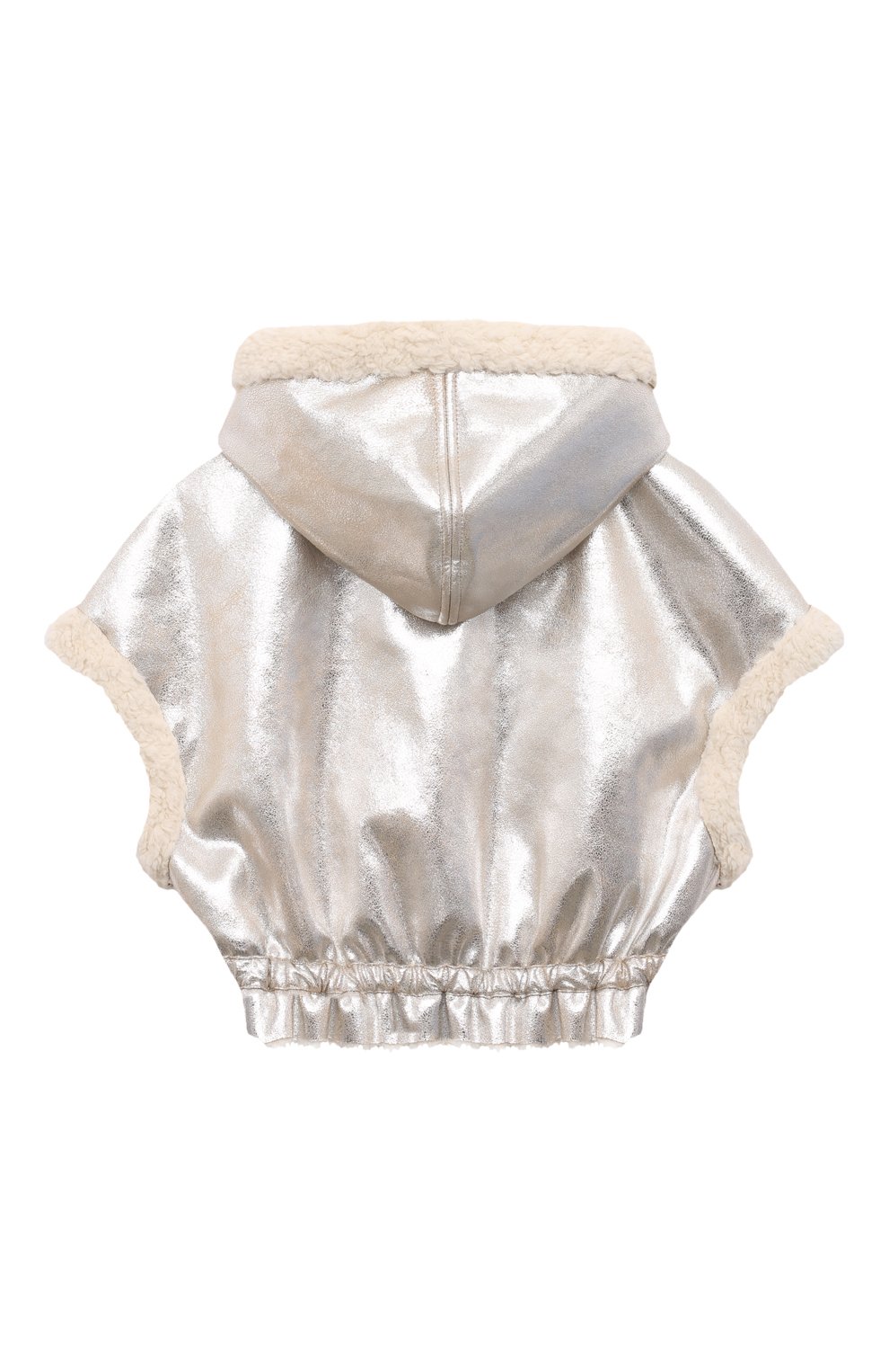 Жилет MONNALISA золотого цвета по цене 23950 руб., арт. 19D103, фото 2 Жилет MONNALISA, арт. 19D103, фото 2