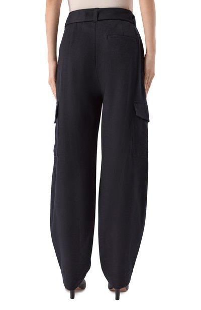 Шерстяные брюки-карго EMPORIO ARMANI темно-синего цвета по цене 69450 руб., арт. EW001505/AF17163, фото 4 Шерстяные брюки-карго EMPORIO ARMANI, арт. EW001505/AF17163, фото 4