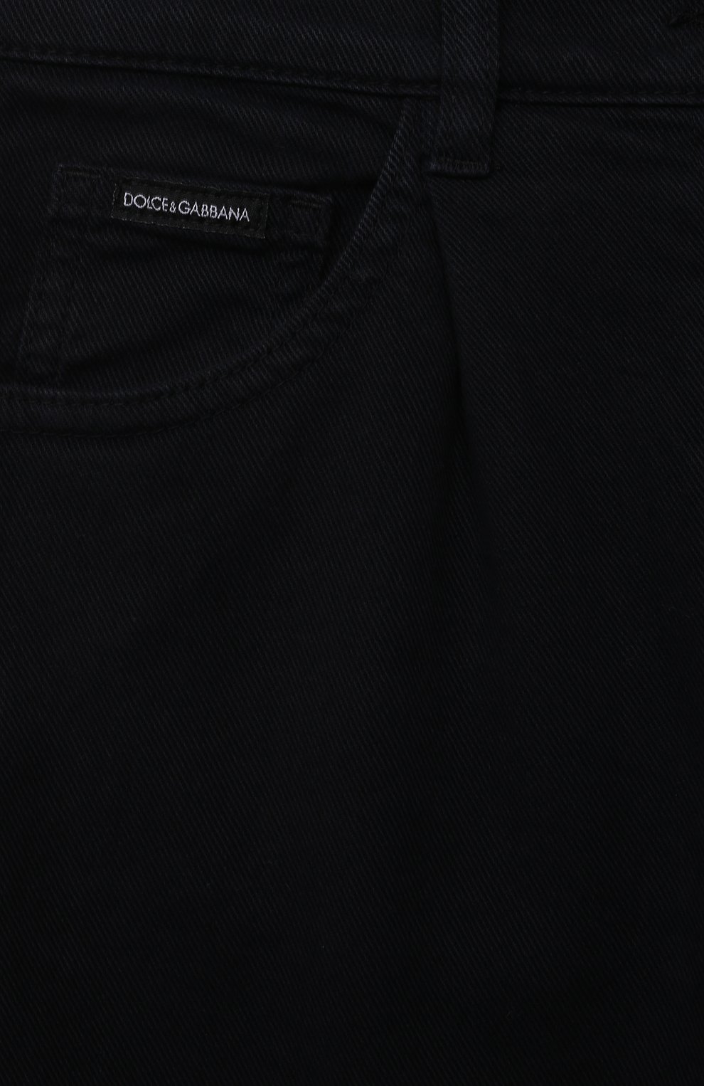 Джинсы DOLCE & GABBANA темно-синего цвета по цене 29150 руб., арт. L52F30/LY049/8-14, фото 3 Джинсы DOLCE & GABBANA, арт. L52F30/LY049/8-14, фото 3