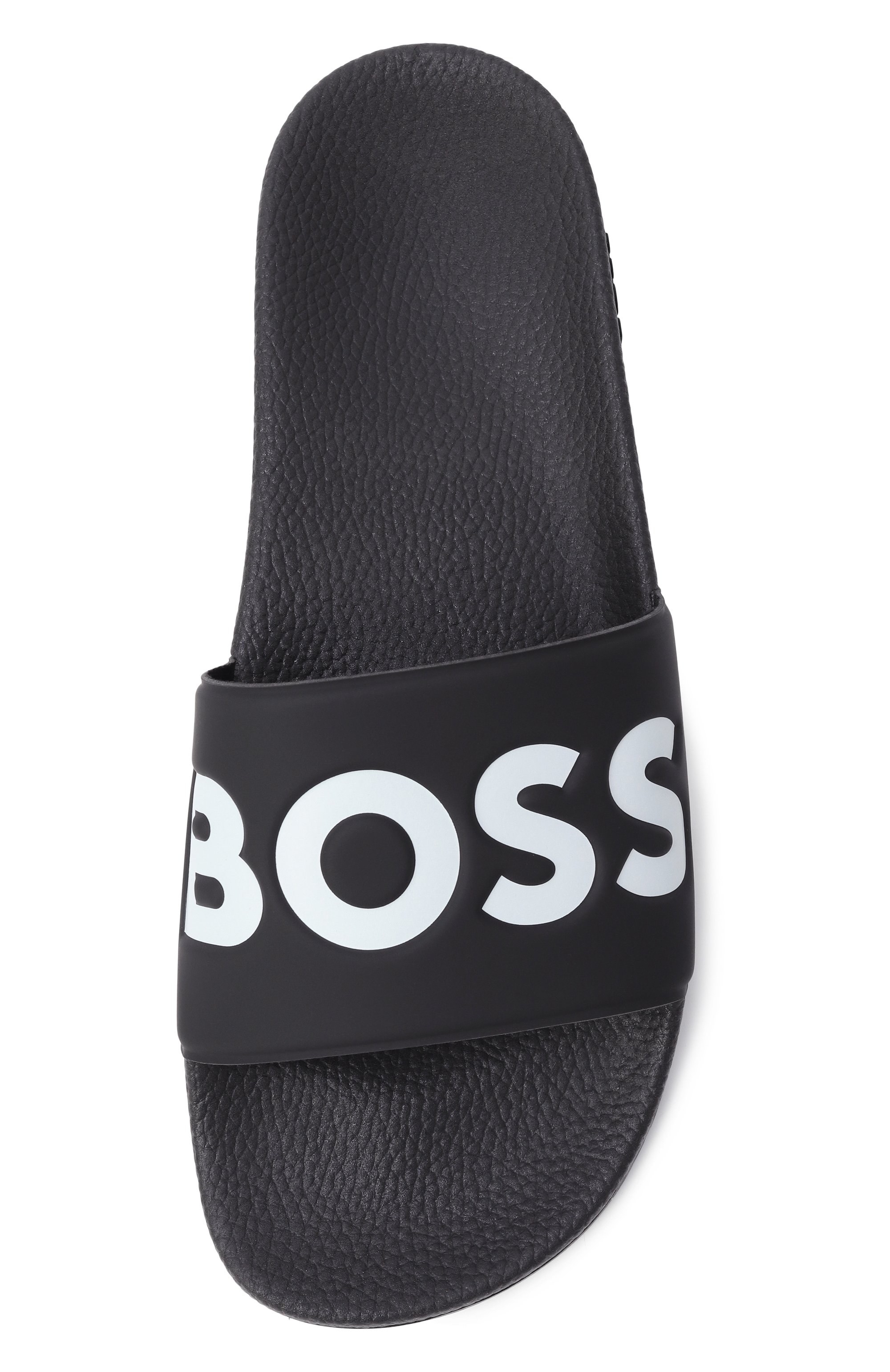 Шлепанцы aryeh BOSS черного цвета по цене 7595 руб., арт. 50536835, фото 6 Шлепанцы aryeh BOSS, арт. 50536835, фото 6