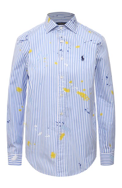 Женская хлопковая рубашка POLO RALPH LAUREN, арт. 211784162
