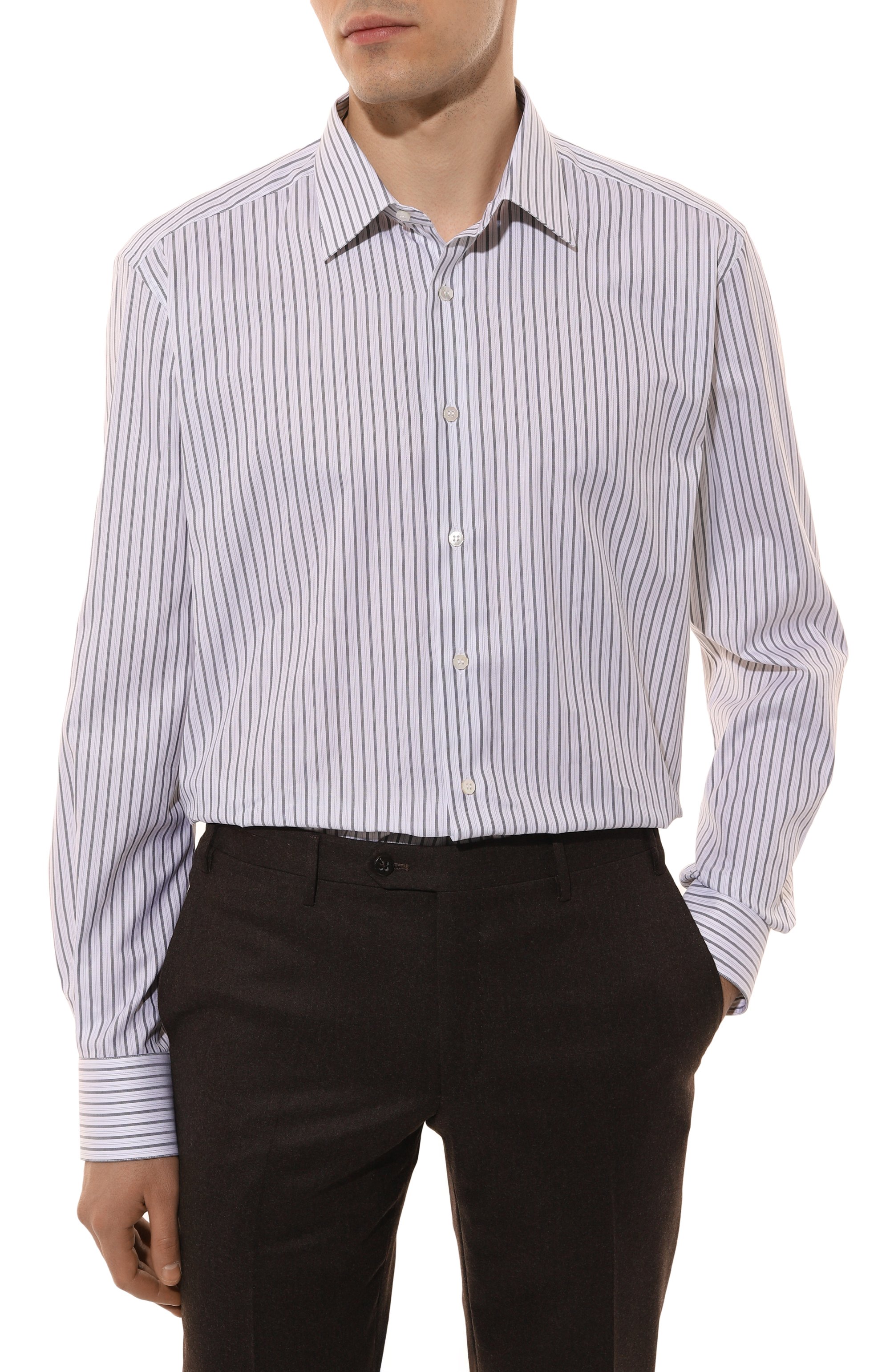 Хлопковая сорочка STEFANO RICCI, арт. MC007131/R1424, фото 3