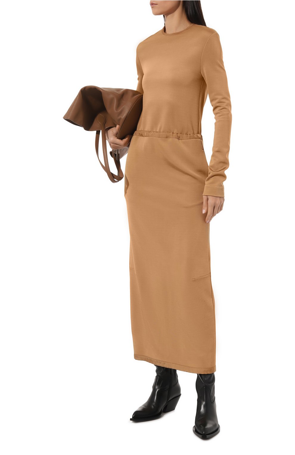 Платье из вискозы и шерсти JIL SANDER, арт. J02CT0226/J20053, фото 2