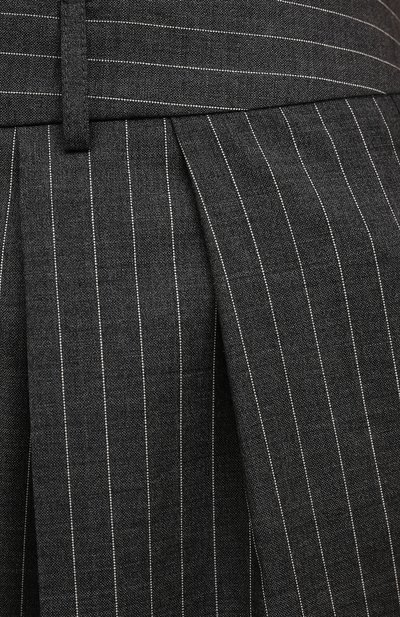 Шерстяные брюки JM STUDIO серого цвета по цене 25970 руб., арт. FW212202, фото 5 Шерстяные брюки JM STUDIO, арт. FW212202, фото 5