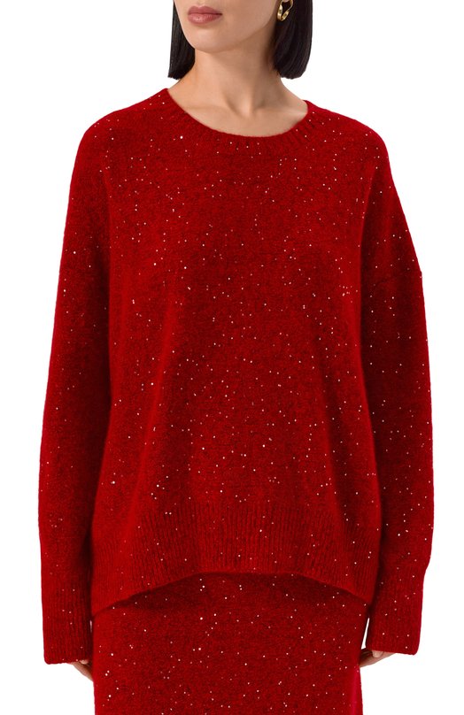 Пуловер из кашемира и хлопка Addicted NY103-1 Красный  NY103-1 Фото 3