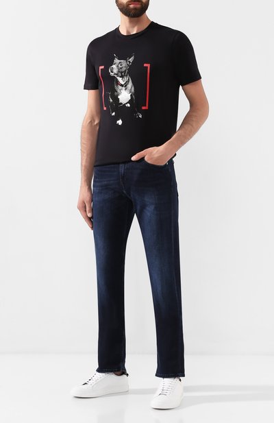 Хлопковая футболка HUGO, арт. 50416621, фото 2