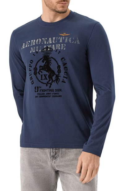 Хлопковый лонгслив AERONAUTICA MILITARE, арт. TS2471UJ00641, фото 3