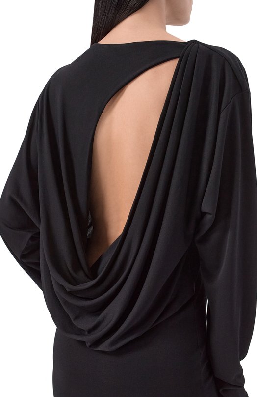 Платье из вискозы Jacquemus 26EDRW00823/AJ00253 Чёрный  26EDRW00823/AJ00253 Фото 4