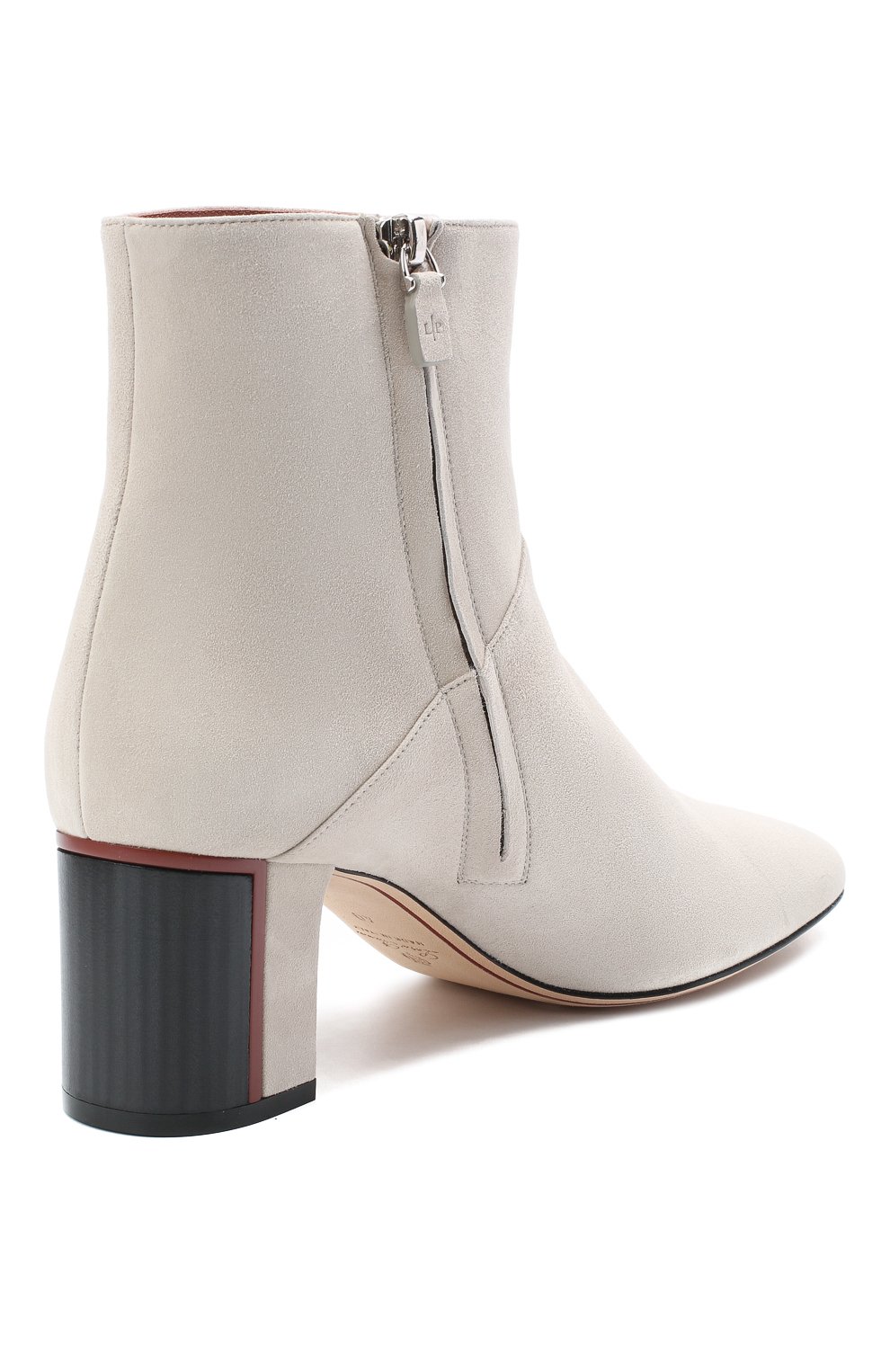 Замшевые ботильоны bleecker на устойчивом каблуке LORO PIANA, арт. FAI2511, фото 4