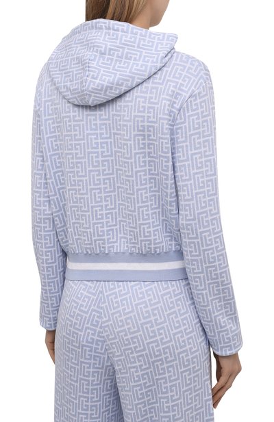 Худи из шерсти и льна BALMAIN, арт. WF1JP005/K256, фото 4