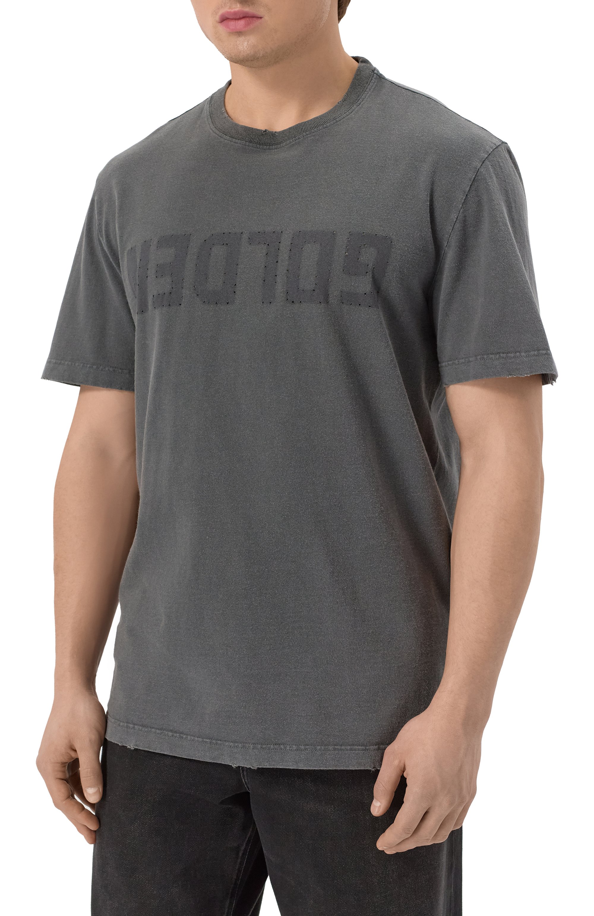 Хлопковая футболка GOLDEN GOOSE DELUXE BRAND, арт. GMP01220.P000671, фото 3