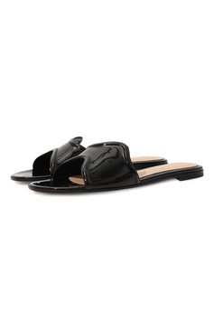 Кожаные шлепанцы GIANVITO ROSSI, арт. G15060.05CU0.VERNER0, фото 1