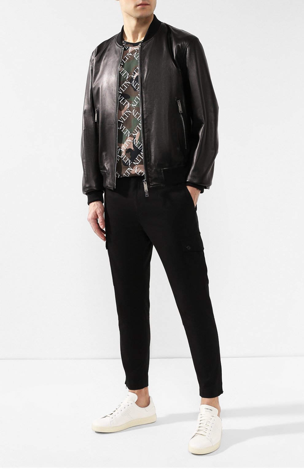 Кожаный бомбер DSQUARED2, арт. S74AM0891/SY1352, фото 2