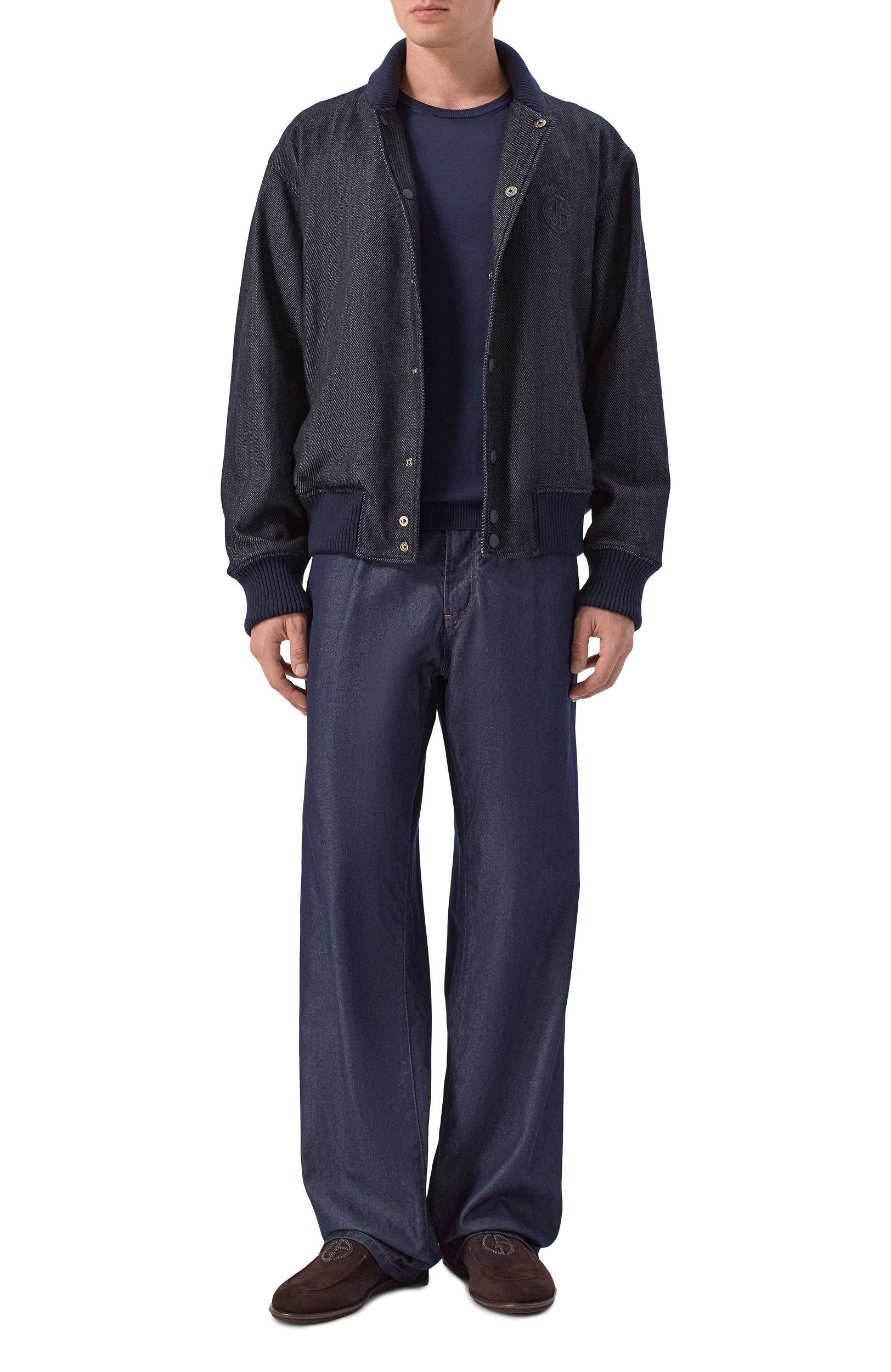 Хлопковый бомбер GIORGIO ARMANI, арт. GM004510/AF28722, фото 2