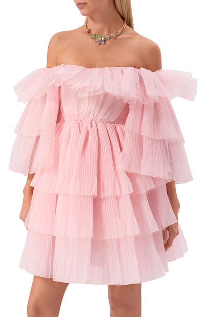 Шелковое платье GIAMBATTISTA VALLI, арт. 25FWSVTE5099/540RG, фото 3