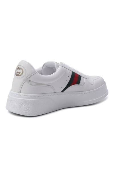 Кожаные кеды GUCCI, арт. 848317/UPG40, фото 4