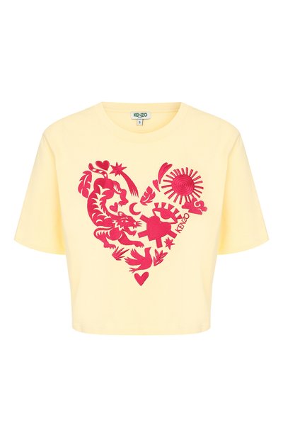 Женская хлопковая футболка KENZO, арт. FA52TS6254W9